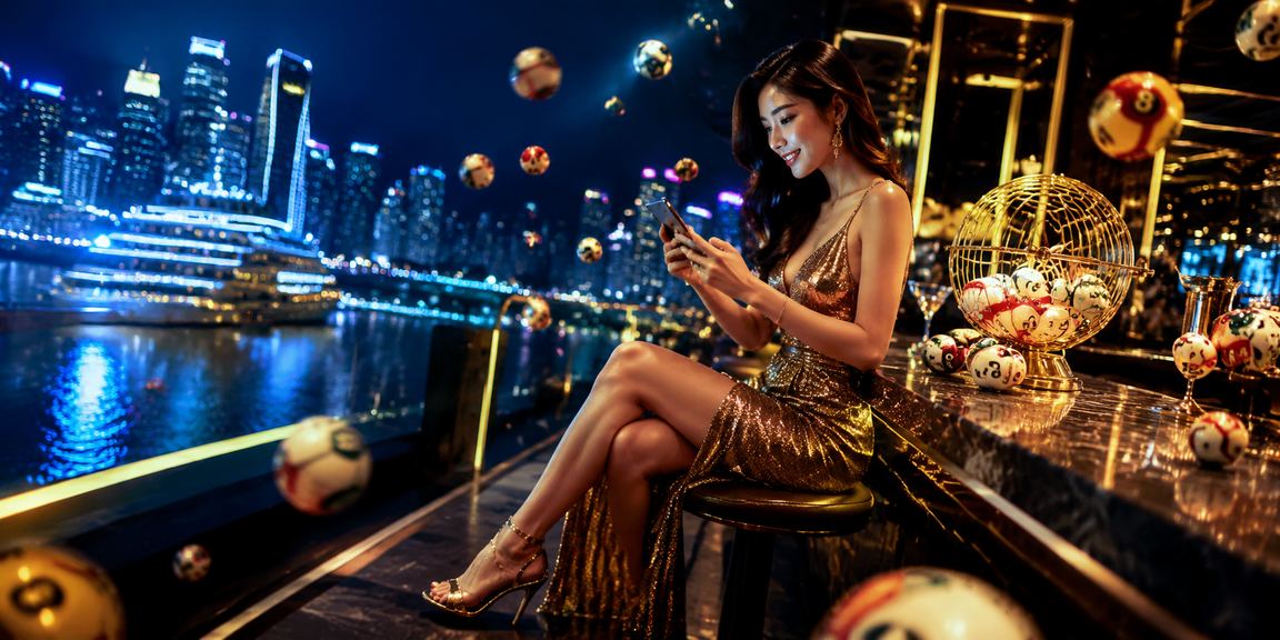 Đèn neon rực rỡ tại khu vực xổ số Hồ Chí Minh về đêm