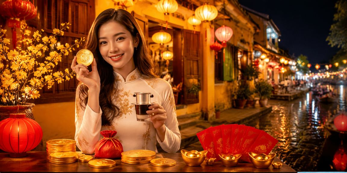 Hội An – nạp tiền và ưu đãi khi uống cà phê Việt Nam