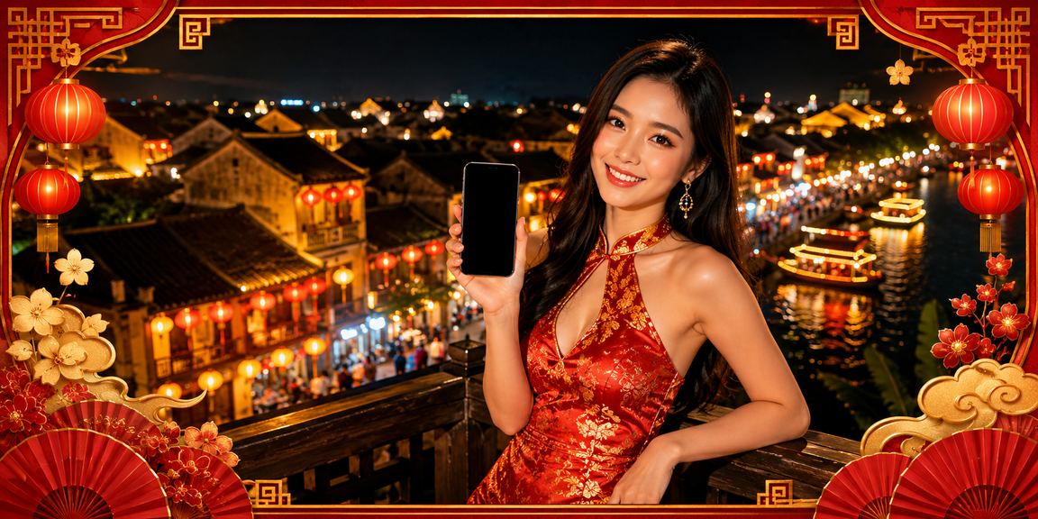 Chơi casino trên điện thoại tại Hội An dưới ánh đèn lồng
